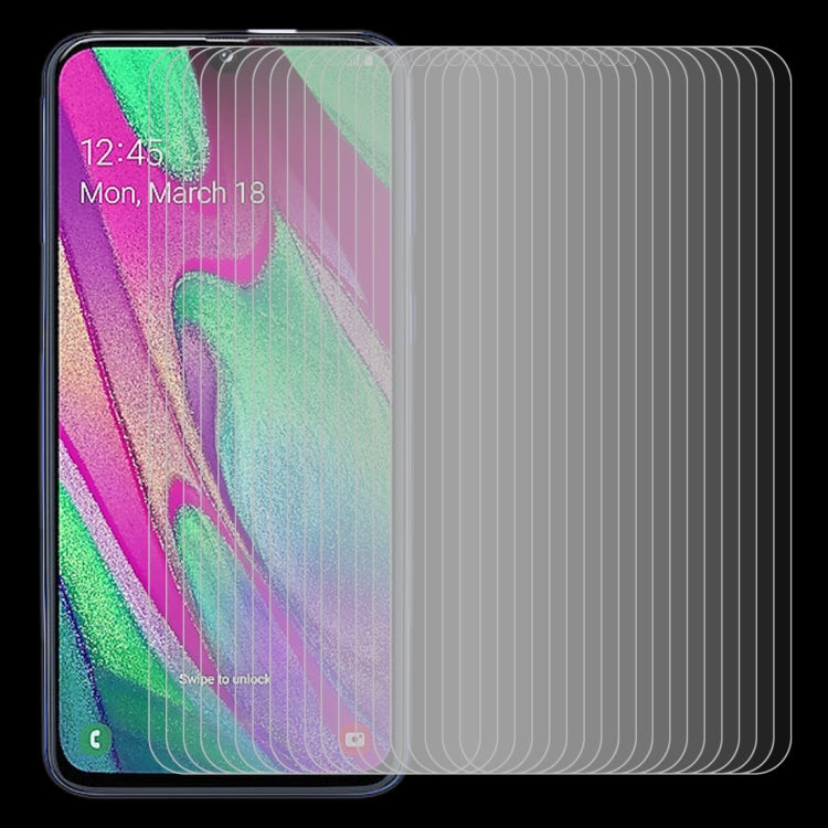 50 PCS 2.5D Non-Full Screen Tempered Glass Film for Galaxy A40, For Galaxy A40 (50 PCS)