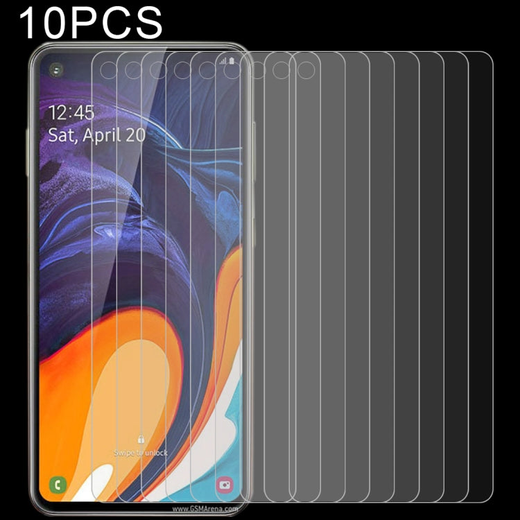 10 PCS 2.5D Non-Full Screen Tempered Glass Film for Galaxy A60, For Galaxy A60 (10 PCS)