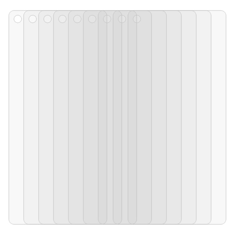 Lot de 10 films en verre trempé 2,5D non plein écran pour Galaxy A60 (10 pièces)