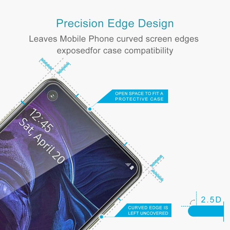 Lot de 10 films en verre trempé 2,5D non plein écran pour Galaxy A60 (10 pièces)