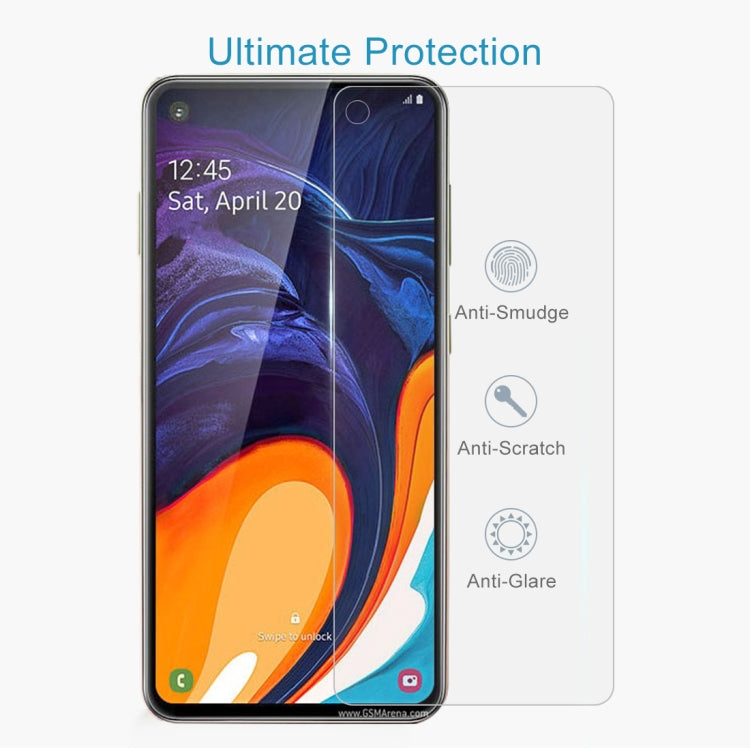Lot de 10 films en verre trempé 2,5D non plein écran pour Galaxy A60 (10 pièces)