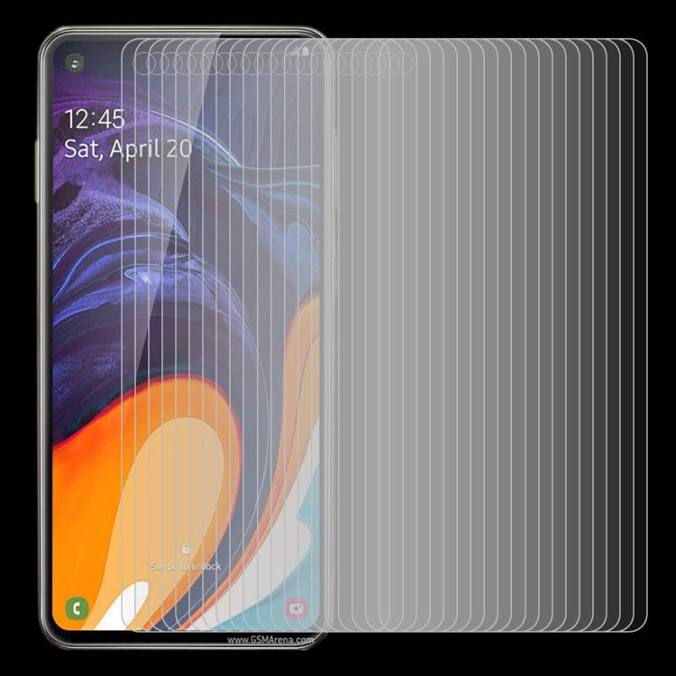 Lot de 50 films en verre trempé 2,5D non plein écran pour Galaxy A60 (50 pièces)