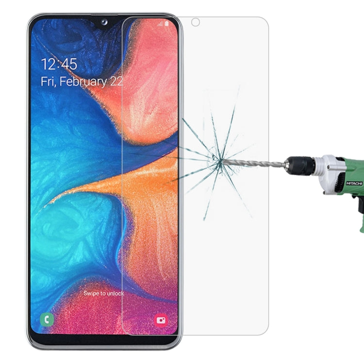 Film en verre trempé 2,5D non plein écran pour Galaxy A20e (1 pièce)