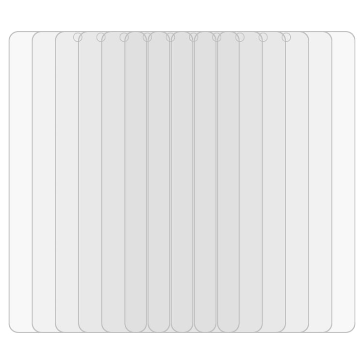 Lot de 10 films en verre trempé 2,5D non plein écran pour Galaxy A20e (10 pièces)