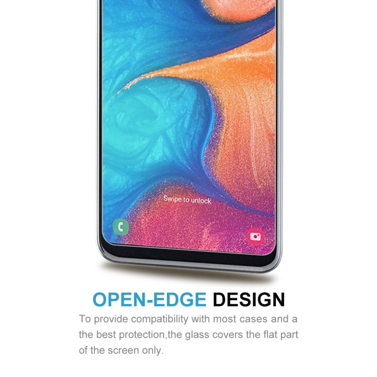 Lot de 10 films en verre trempé 2,5D non plein écran pour Galaxy A20e (10 pièces)