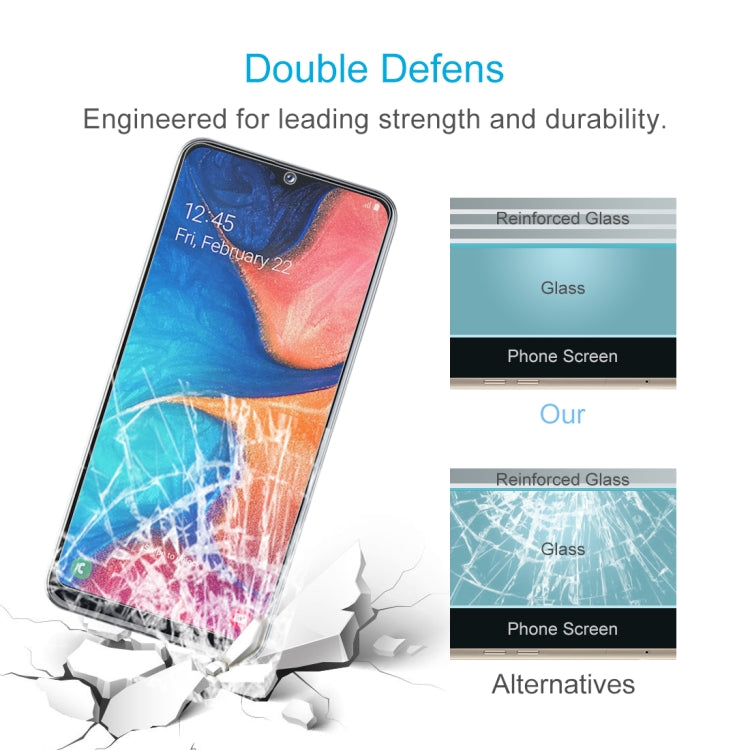Film en verre trempé 2,5D non plein écran pour Galaxy A20e (1 pièce)