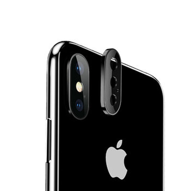 For iPhone XS Max Titanium Alloy Metal Camera Lens Protector Tempered Glass Film, For iPhone XS Max (Black)(1 PC), For iPhone XS Max (Gold)(1 PC), For iPhone XS Max (Silver)(1 PC)