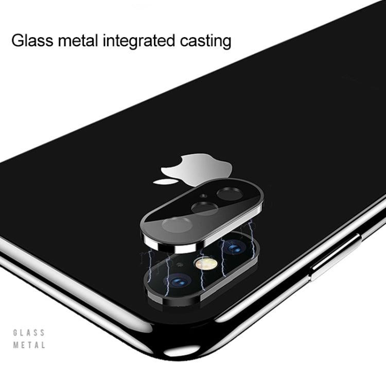 For iPhone XS Max Titanium Alloy Metal Camera Lens Protector Tempered Glass Film, For iPhone XS Max (Black)(1 PC), For iPhone XS Max (Gold)(1 PC), For iPhone XS Max (Silver)(1 PC)