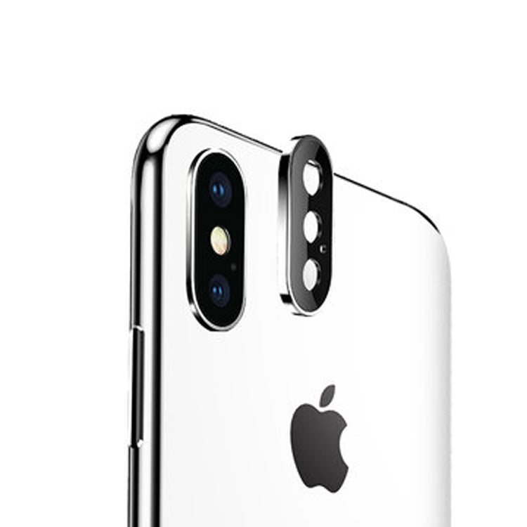 For iPhone XS Max Titanium Alloy Metal Camera Lens Protector Tempered Glass Film, For iPhone XS Max (Black)(1 PC), For iPhone XS Max (Gold)(1 PC), For iPhone XS Max (Silver)(1 PC)