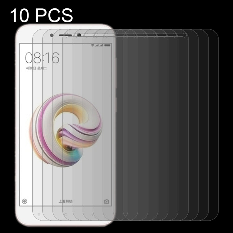 10 PCS for Xiaomi Redmi 5A 0.26mm 9H Surface Hardness 2.5D Curved Edge Tempered Glass Screen Protector
