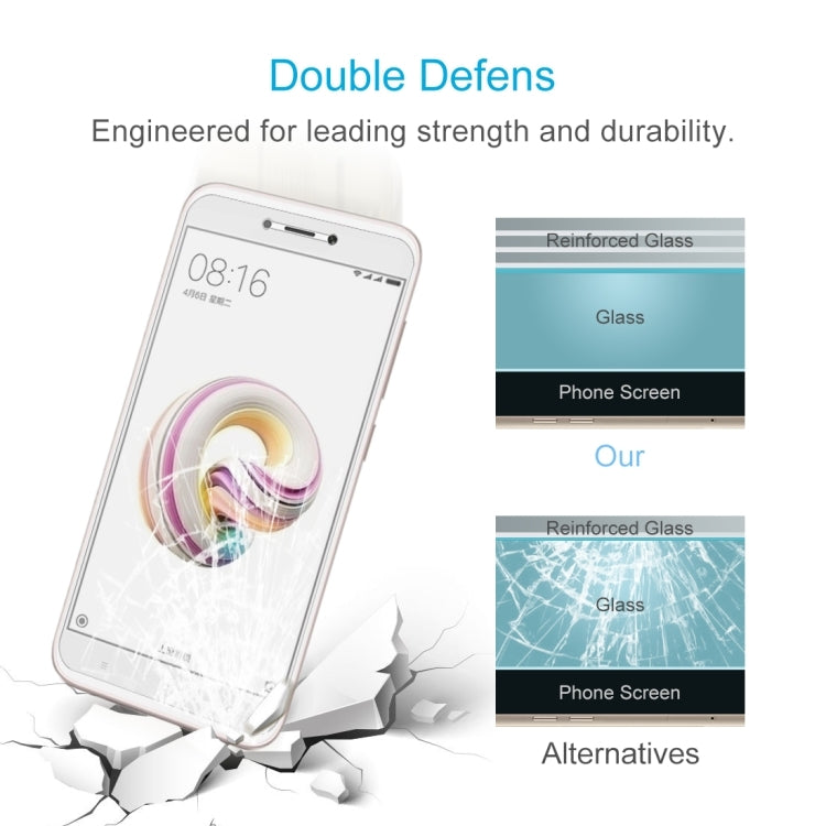 10 PCS for Xiaomi Redmi 5A 0.26mm 9H Surface Hardness 2.5D Curved Edge Tempered Glass Screen Protector