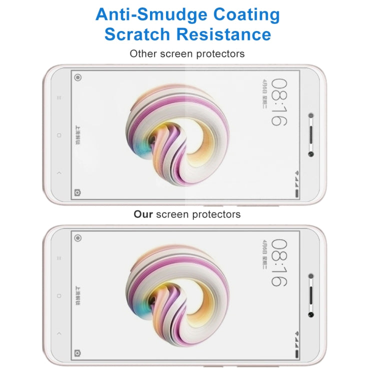 For Xiaomi Redmi 5A 0.26mm 9H Surface Hardness 2.5D Curved Edge Tempered Glass Screen Protector