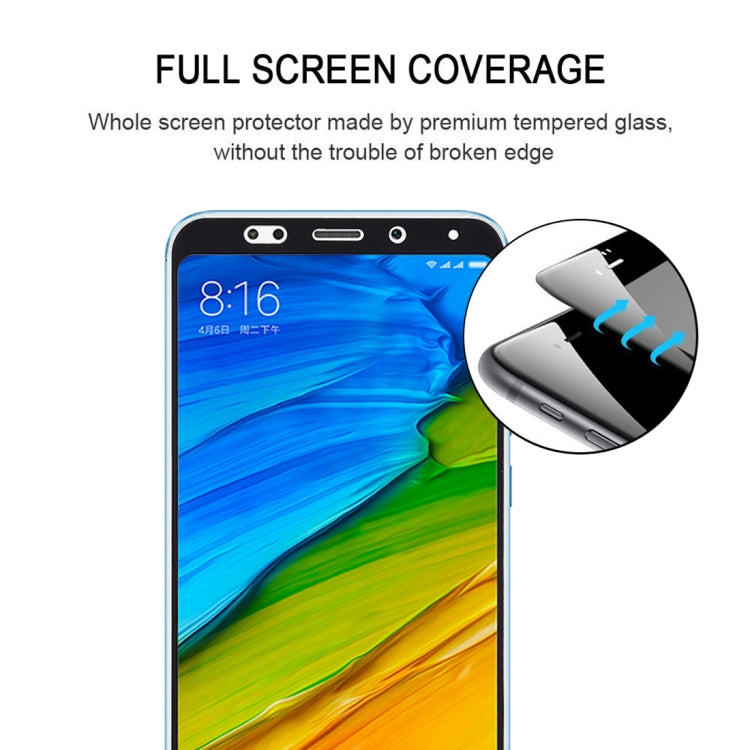 0.33mm 9H 2.5D Full Screen Fully Adhesive Tempered Glass Film for Xiaomi Redmi 5 Plus, For Redmi 5 Plus