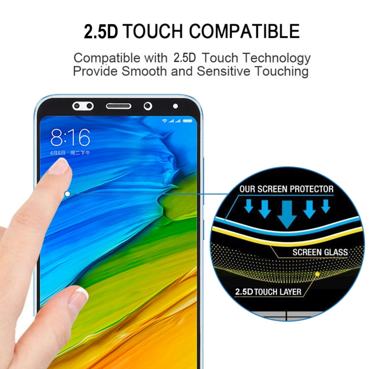 0.33mm 9H 2.5D Full Screen Fully Adhesive Tempered Glass Film for Xiaomi Redmi 5 Plus, For Redmi 5 Plus