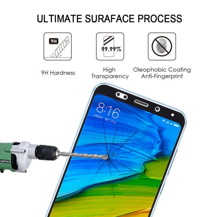 0.33mm 9H 2.5D Full Screen Fully Adhesive Tempered Glass Film for Xiaomi Redmi 5 Plus, For Redmi 5 Plus