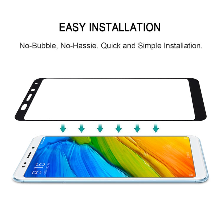 0.33mm 9H 2.5D Full Screen Fully Adhesive Tempered Glass Film for Xiaomi Redmi 5 Plus, For Redmi 5 Plus