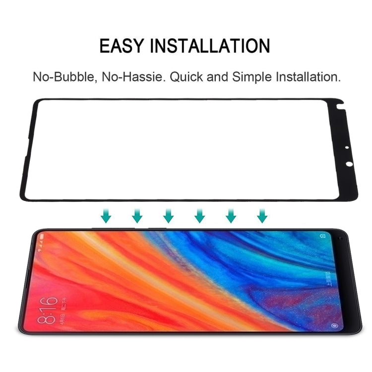 0.33mm 9H 2.5D Full Screen Fully Adhesive Tempered Glass Film for Xiaomi Mi Mix 2S