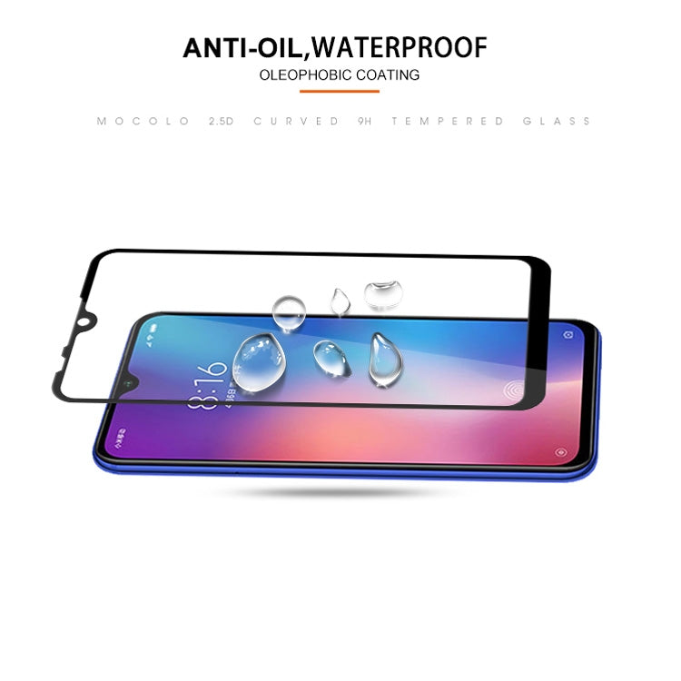 mocolo 0.33mm 9H 2.5D Silk Print Tempered Glass Film for Xiaomi Mi 9 SE