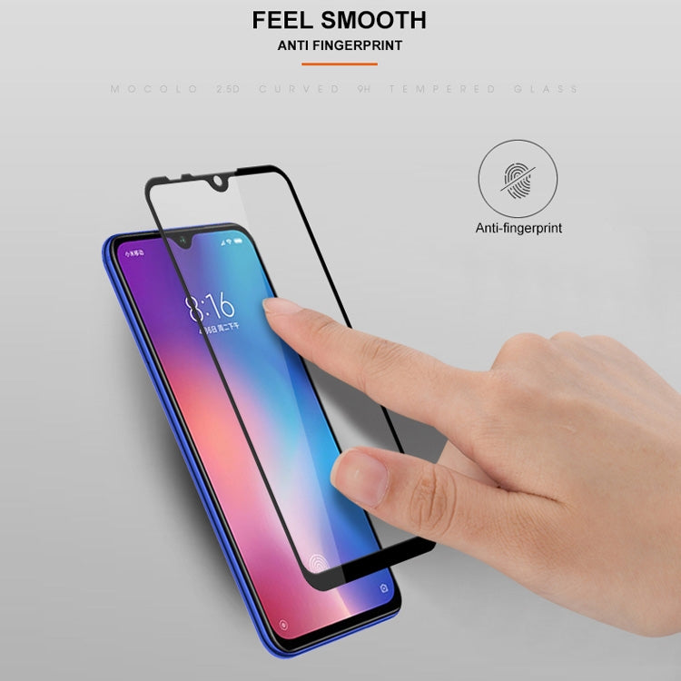 mocolo 0.33mm 9H 2.5D Silk Print Tempered Glass Film for Xiaomi Mi 9 SE