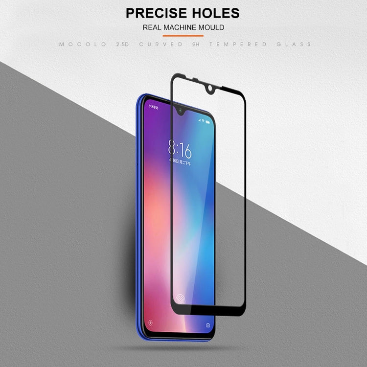 mocolo 0.33mm 9H 2.5D Full Glue Silk Print Tempered Glass Film for Xiaomi Mi 9 SE