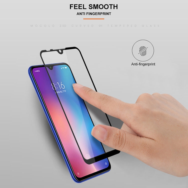 mocolo 0.33mm 9H 2.5D Full Glue Silk Print Tempered Glass Film for Xiaomi Mi 9 SE
