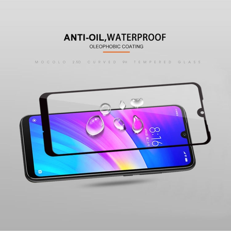 mocolo 0.33mm 9H 2.5D Full Glue Tempered Glass Film for Xiaomi Redmi 7