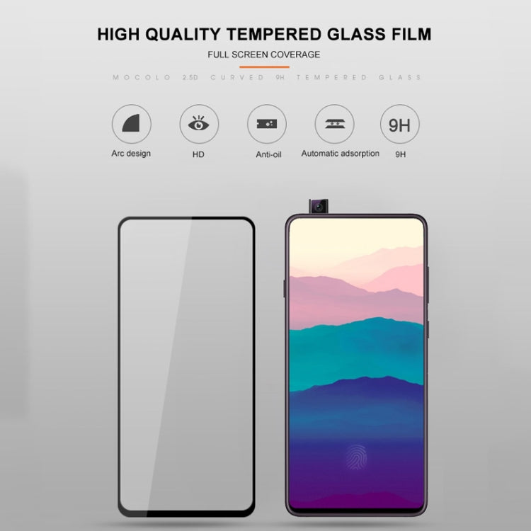 mocolo 0.33mm 9H 2.5D Full Glue Tempered Glass Film for Galaxy A90, For Samsung Galaxy A90