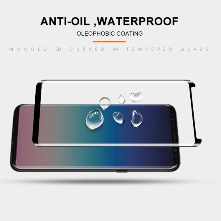 mocolo 0.33mm 9H 3D Curved Tempered Glass Film for Galaxy S9