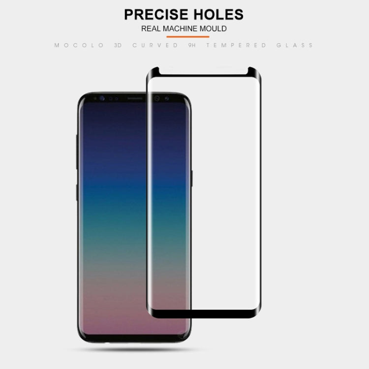 mocolo 0.33mm 9H 3D Full Glue Curved Tempered Glass Film for Galaxy S9