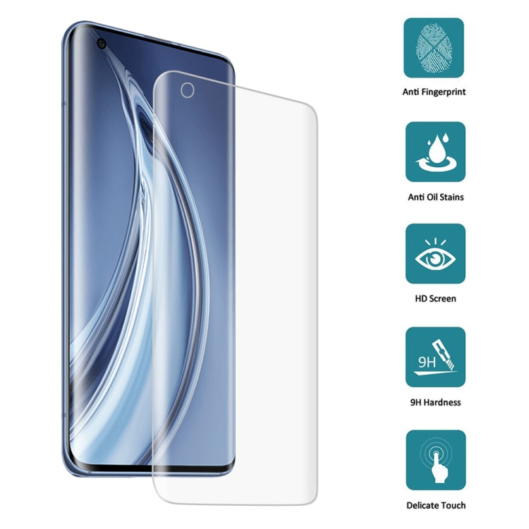 25 PCS For Xiaomi Mi 10 Pro 5G 9H HD 3D Curved Edge Tempered Glass Film (Black)