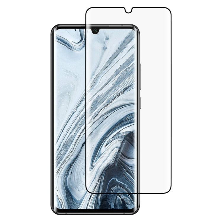 For Xiaomi Mi Note 10 9H HD 3D Curved Edge Tempered Glass Film (Black)