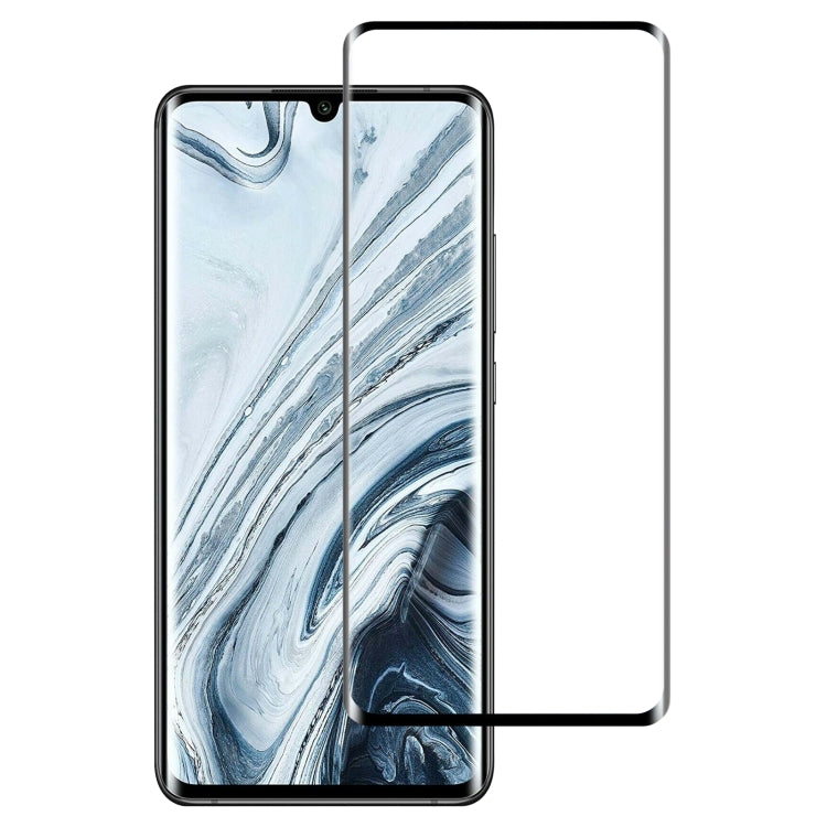 For Xiaomi Mi Note 10 Pro 9H HD 3D Curved Edge Tempered Glass Film (Black)