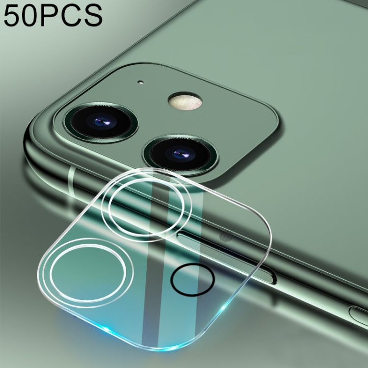 For iPhone 12 mini 50pcs HD Rear Camera Lens Protector Tempered Glass Film, For iPhone 12 mini(50 PCS)