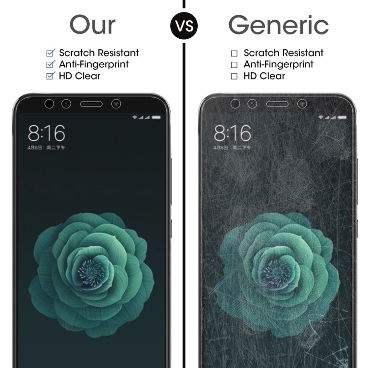 10 PCS 0.26mm 9H 2.5D Tempered Glass Film for Xiaomi Mi 6X & A2