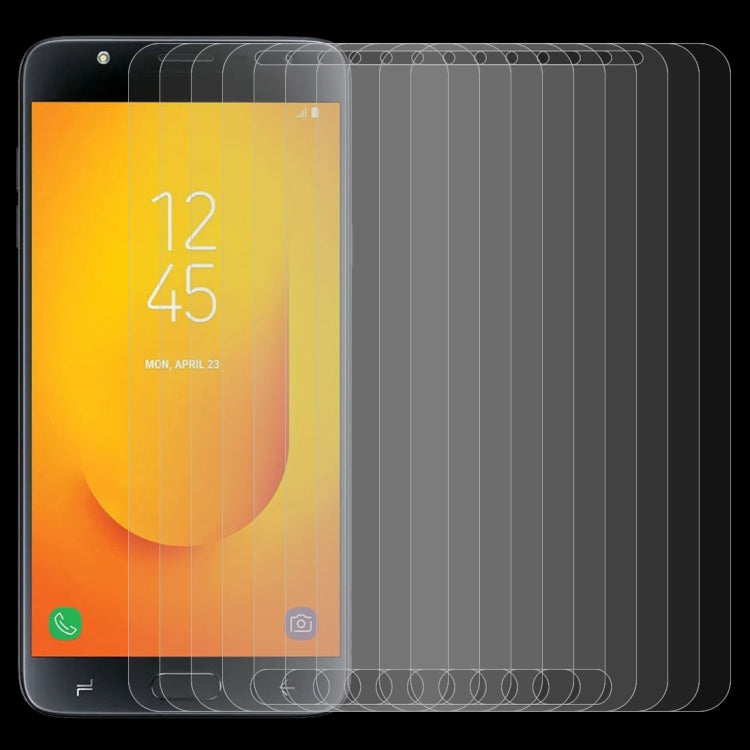 10 PCS 0.26mm 9H 2.5D Tempered Glass Film for Galaxy J7 Duo, For Galaxy J7 Duo (10 PCS)