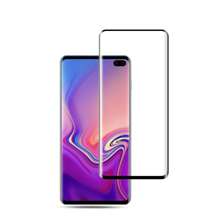 mocolo 0.33mm 9H 3D Round Edge Tempered Glass Film for Galaxy S10, Fingerprint Unlock Is Not Supported