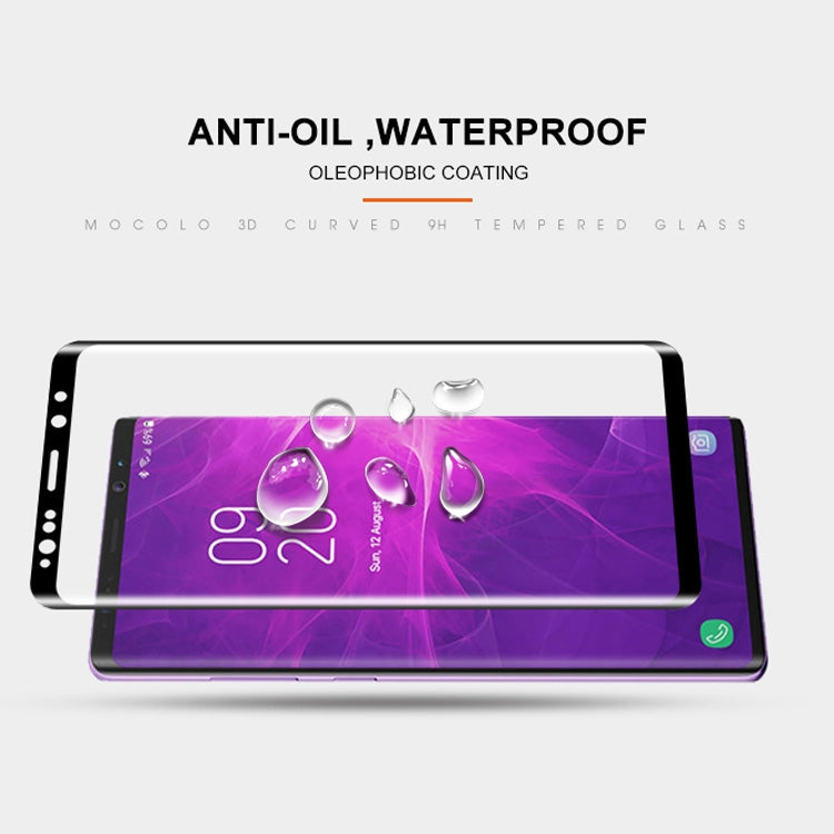 mocolo Full Glue 0.33mm 9H 3D Round Edge Tempered Glass Film for Galaxy Note9