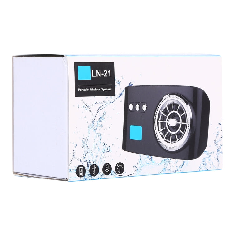 LN-21 DC 5V Portable Wireless Speaker with Hands-free Calling, Support USB & TF Card, LN-21