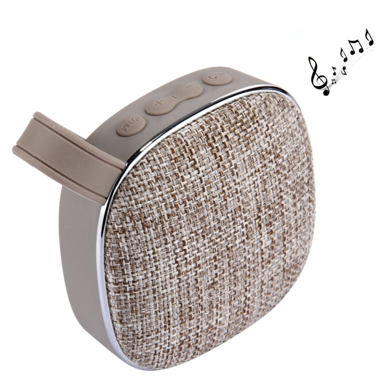 Enceinte stéréo Bluetooth portable X25 en tissu avec microphone intégré, prise en charge des appels mains libres, carte TF et entrée auxiliaire, distance Bluetooth : 10 m