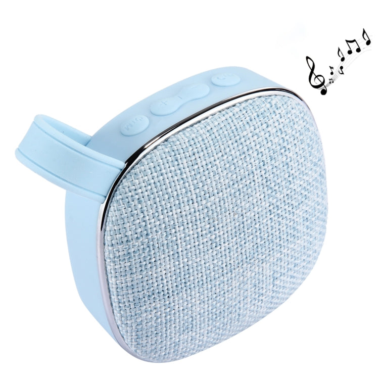 Enceinte stéréo Bluetooth portable X25 en tissu avec microphone intégré, prise en charge des appels mains libres, carte TF et entrée auxiliaire, distance Bluetooth : 10 m