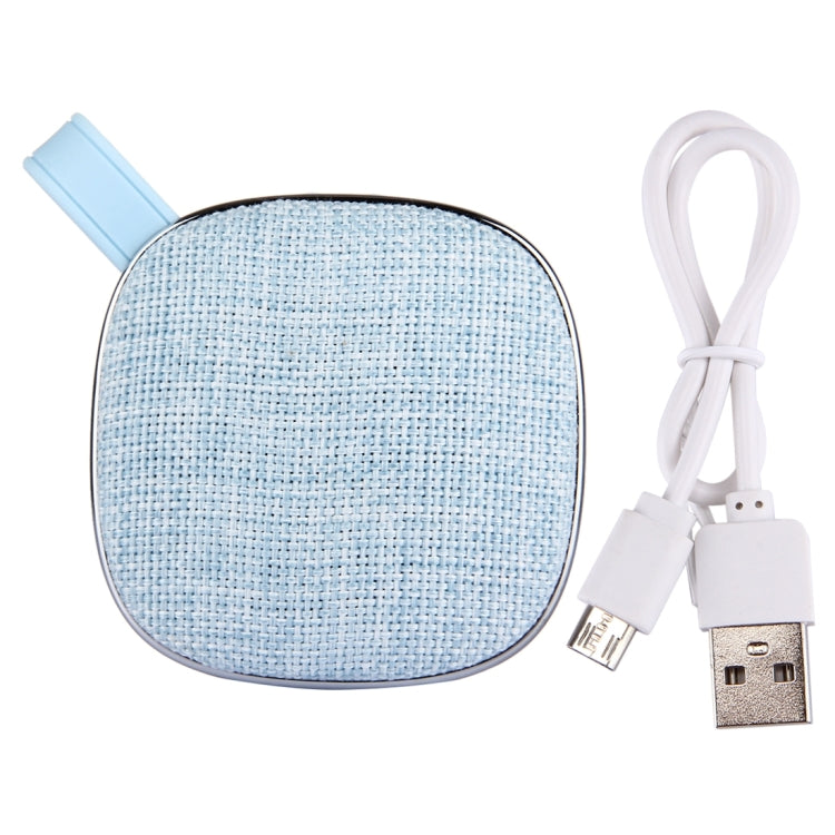 Enceinte stéréo Bluetooth portable X25 en tissu avec microphone intégré, prise en charge des appels mains libres, carte TF et entrée auxiliaire, distance Bluetooth : 10 m