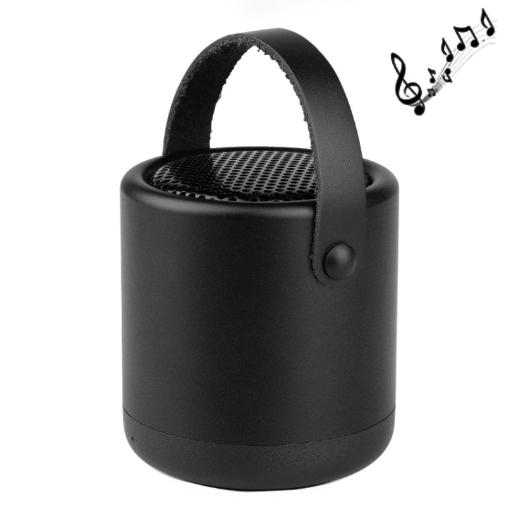 Enceinte Bluetooth V4.1 portable d'extérieur en métal A056 avec micro, prise en charge mains libres et entrée auxiliaire.