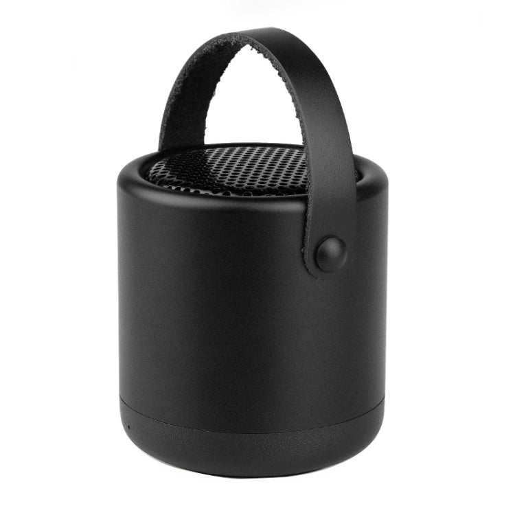 Enceinte Bluetooth V4.1 portable d'extérieur en métal A056 avec micro, prise en charge mains libres et entrée auxiliaire.