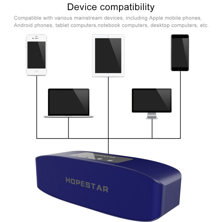 HOPESTAR H11 Mini Portable Rabbit Wireless Bluetooth Speaker, Built-in Mic, Support AUX / Hand Free Call / FM / TF, H11
