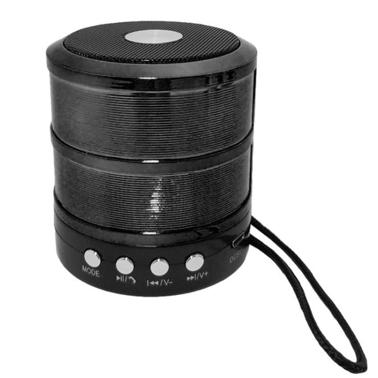 Enceinte Bluetooth WS-887 avec cordon, prise en charge des appels mains libres, FM, clé USB, carte TF et AUX