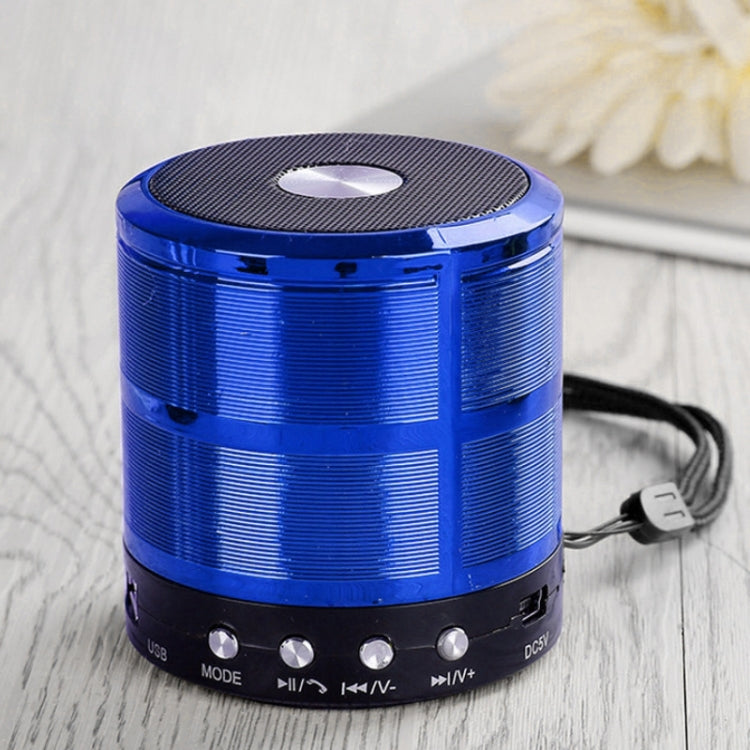 Enceinte Bluetooth WS-887 avec cordon, prise en charge des appels mains libres, FM, clé USB, carte TF et AUX