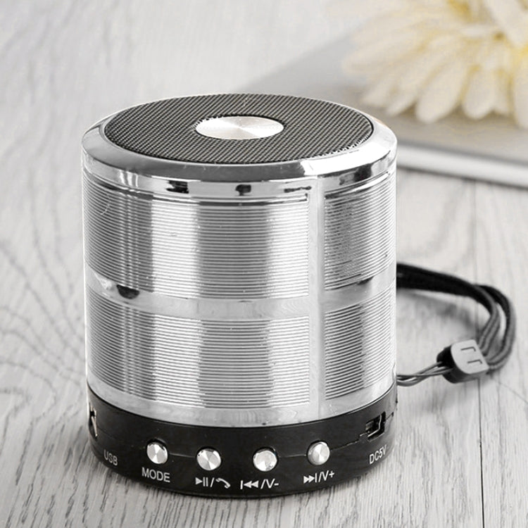 Enceinte Bluetooth WS-887 avec cordon, prise en charge des appels mains libres, FM, clé USB, carte TF et AUX
