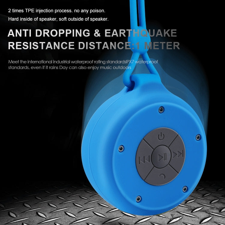 Q50 Suction Cup Waterproof Bluetooth Speaker for Bathroom