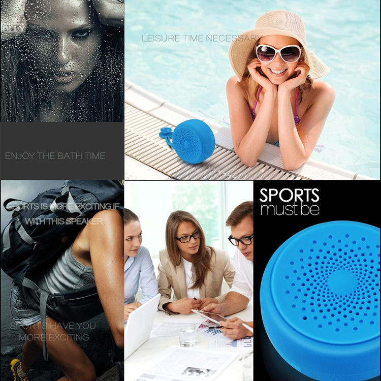 Q50 Suction Cup Waterproof Bluetooth Speaker for Bathroom