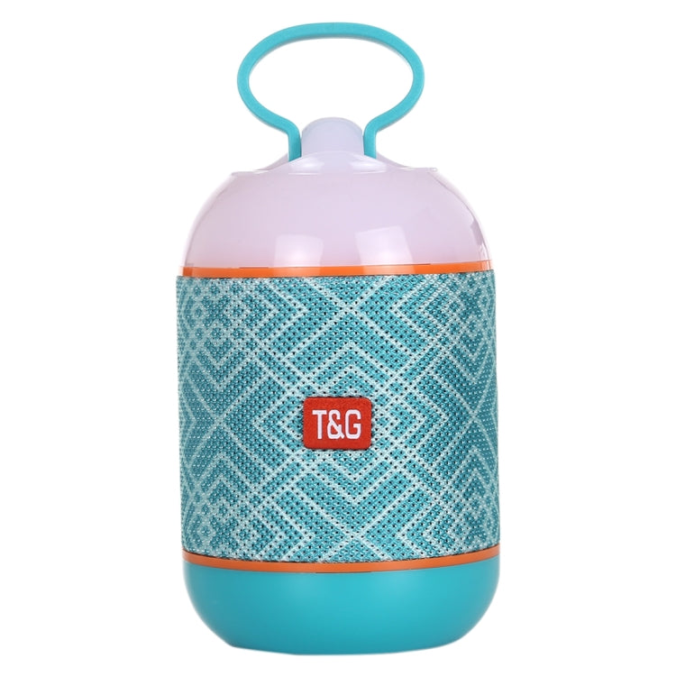 T&G TG605 Portable Stereo Wireless Bluetooth V5.0 Speaker, Built-in Mic, Support Hands-free Calls & TF Card & U Disk & AUX Audio & FM(Blue)